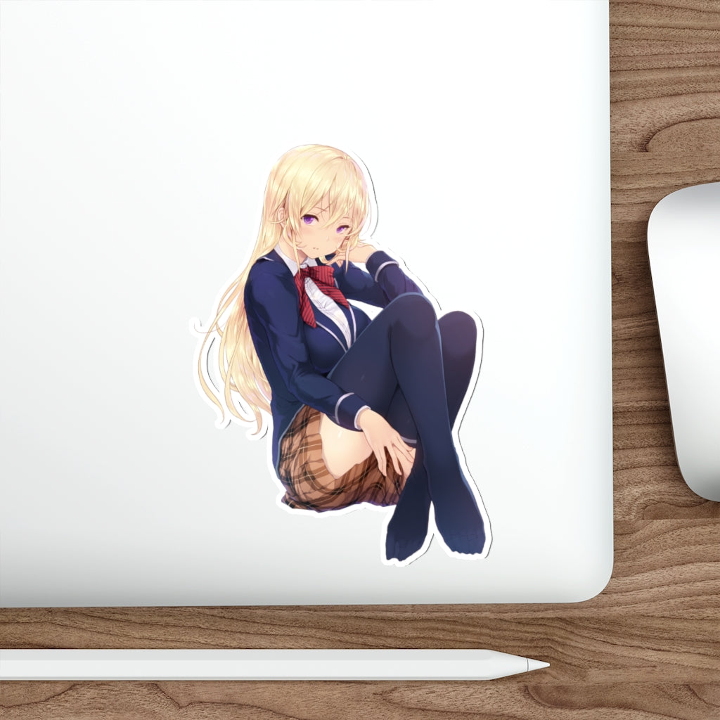 Food Wars Erina Nakiri Uniform Waterproof Sticker - Ecchi Vinyl Decal