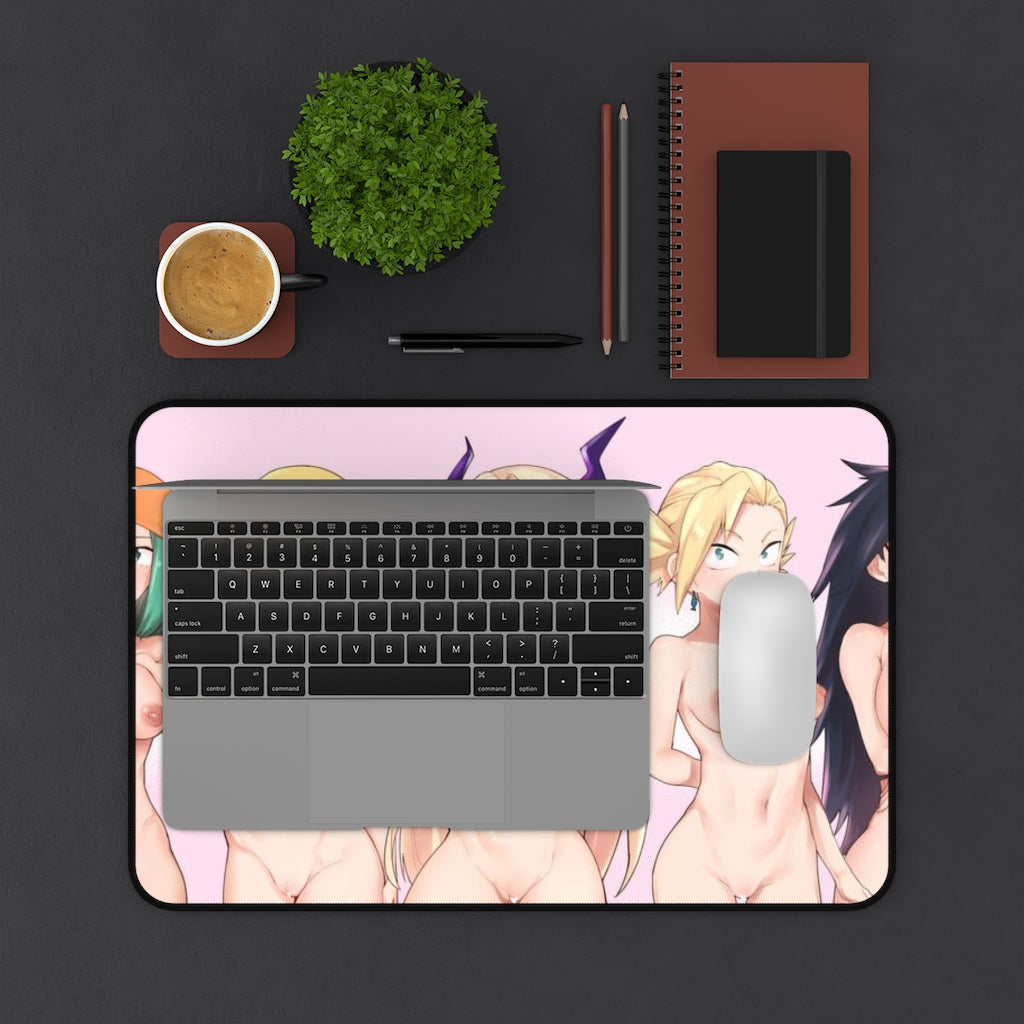 My Hero Academia Nude Waifus  Mount Lady Midnight Melissa Shield Ms Joke and Nakagame Tatami Desk Mat - Non Slip Mousepad