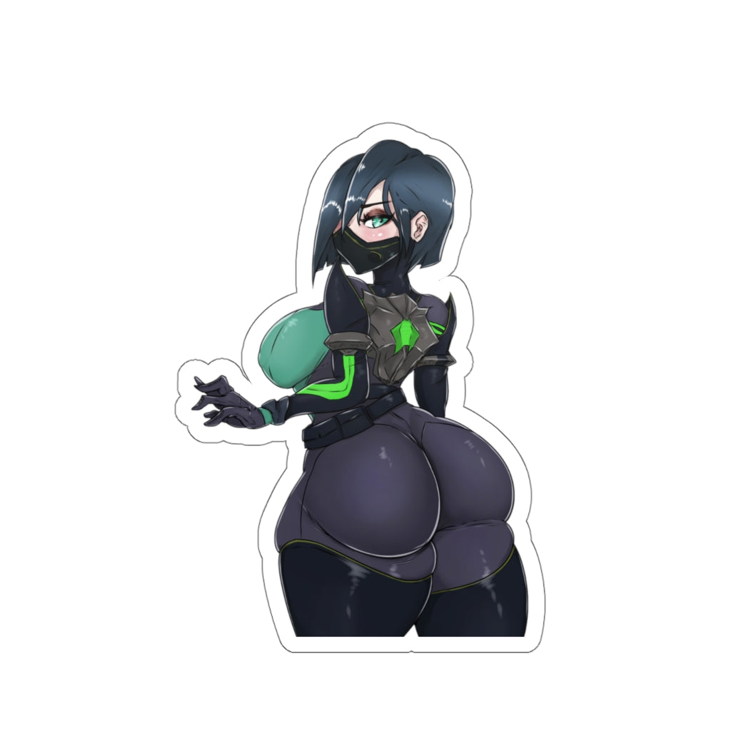 Thicc Viper Waterproof Sticker - Ecchi Valorant Decal