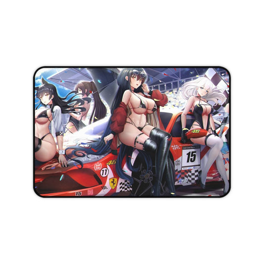 Large Anime Ecchi Desk Mat | Pit Babes | Grid Girls | Big Gaming Mousepad - MTG Playmat