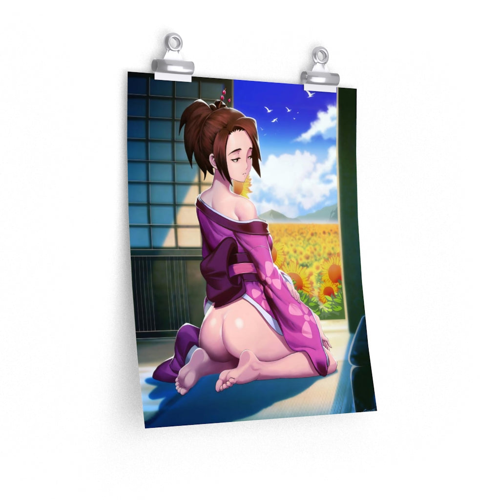 Nude Butt Fuu Samurai Champloo Ecchi Poster - Lewd Premium Matte Vertical Poster - Adult Wall Art