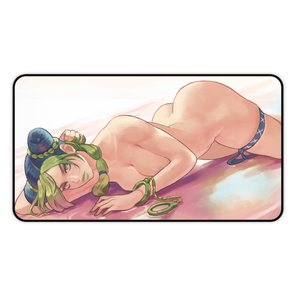 Nude Jolyne Kujo JoJo's Bizarre Adventure Desk Mat - Lewd Mousepad - Sexy Anime Girl Playmat