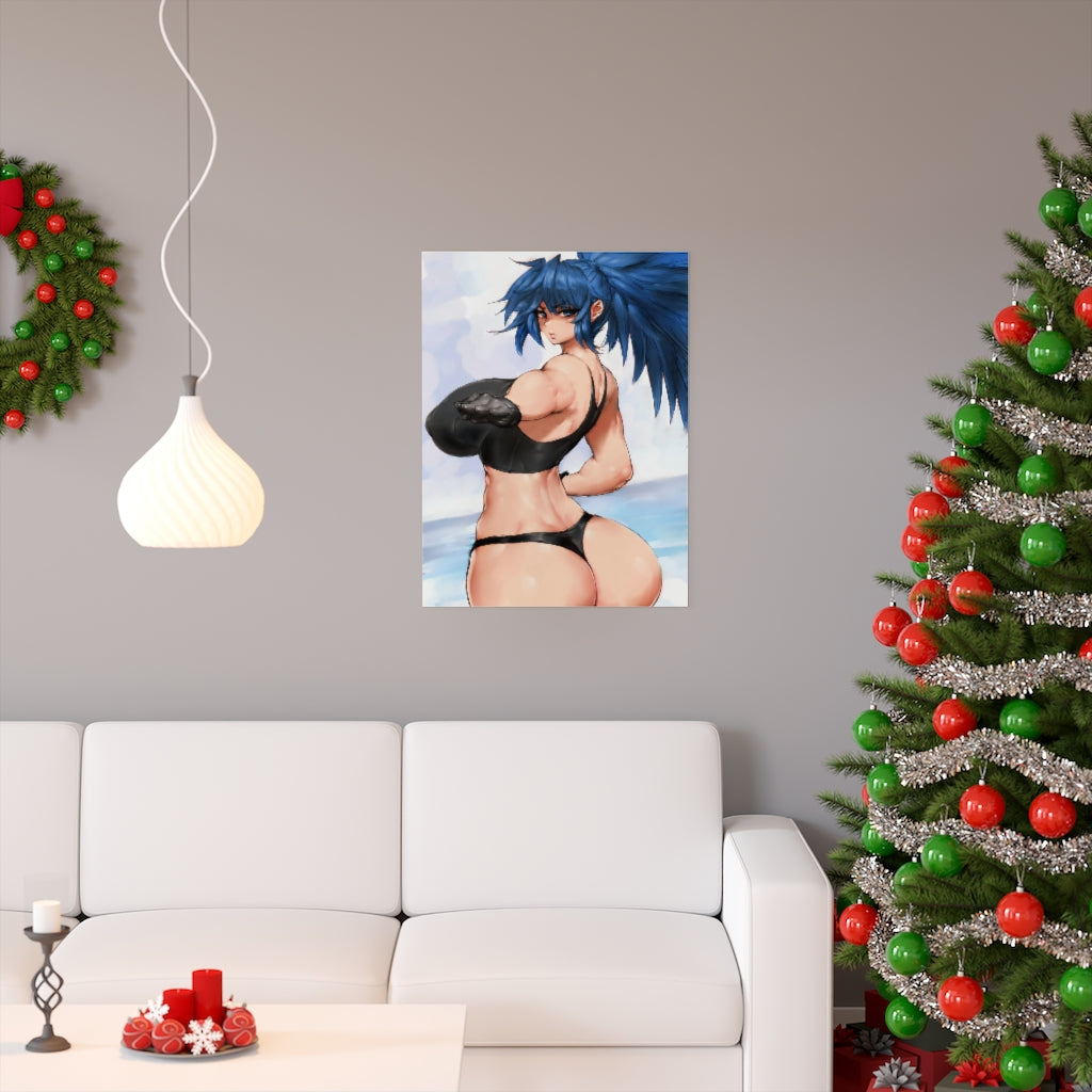 Leona Heidern The King Of Fighters Poster - Lewd Premium Matte Vertical Poster - Adult Wall Art