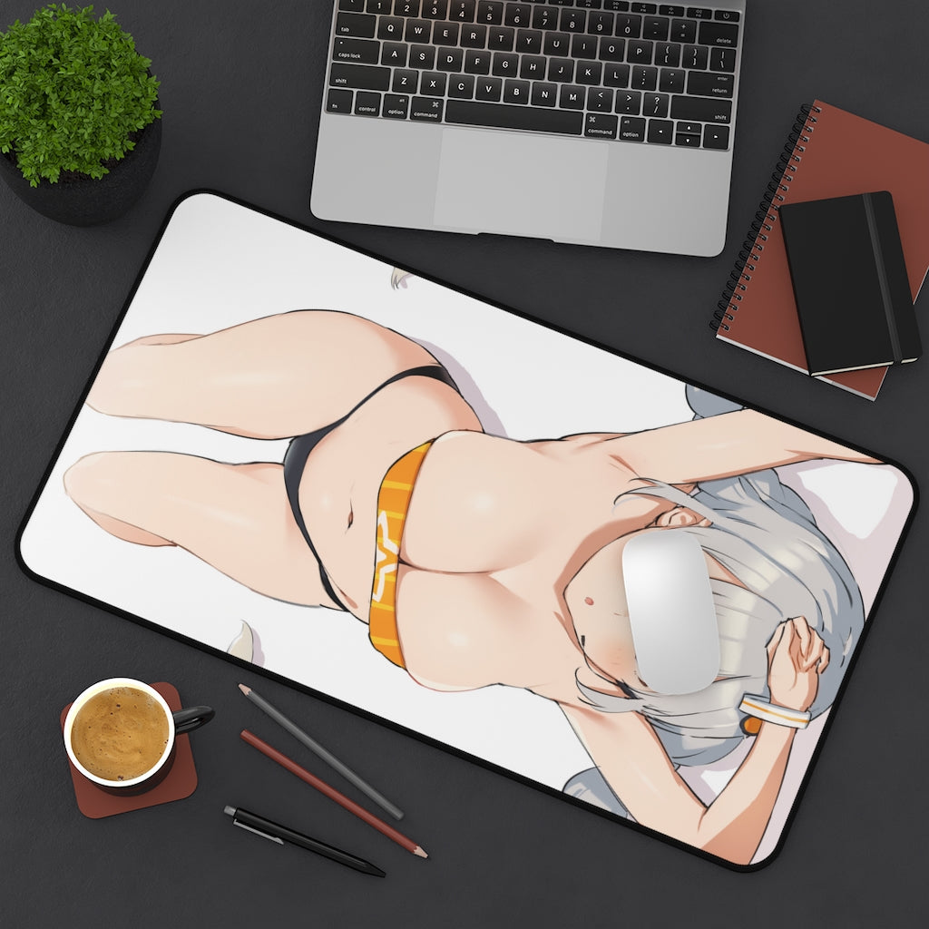 Sexy Bikini Waifu Kizuna Akari Voiceroid Desk Mat - Non Slip Mousepad