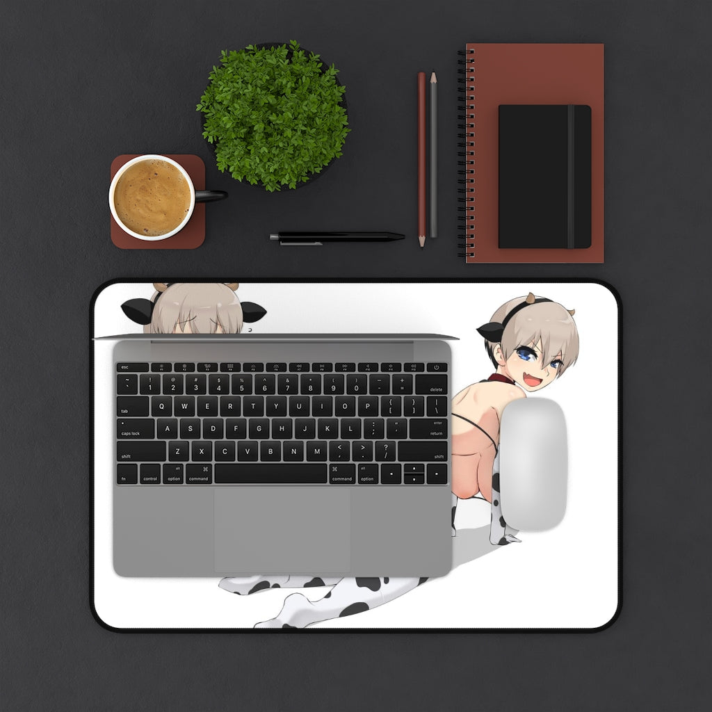 Uzaki-Chan Wants To Hang Out! Anime Mousepad - Large Oppai Cow Girls Ecchi Desk Mat - Boobs Mouse Pad - MTG Playmat