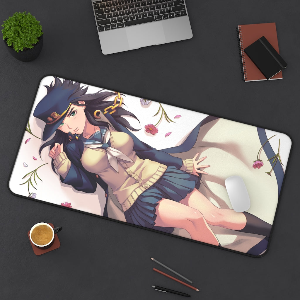 JoJo's Bizarre Adventure Anime Mousepad - Sexy Jotaro Kujo Gender Swap - Large Desk Mat - Ecchi Mouse Pad - MTG Playmat