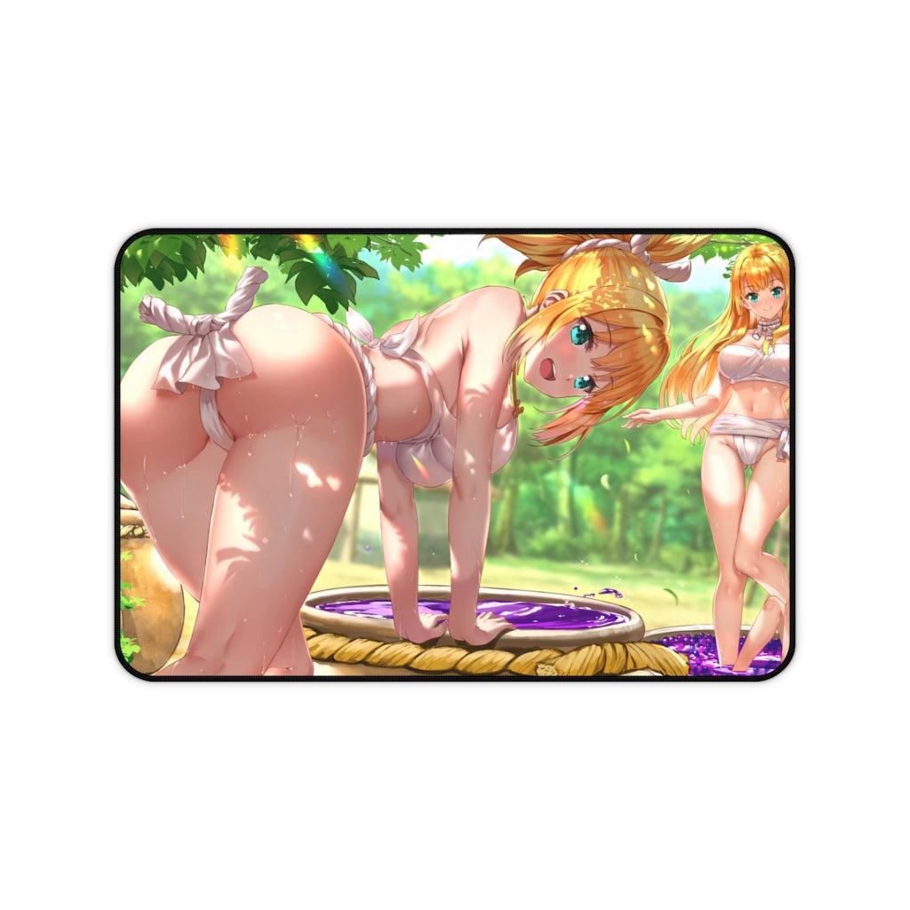 Sexy Kohaku and Ruri Dr Stone Gaming Desk Mat - Anime Mousepad - Sexy Girl Playmat