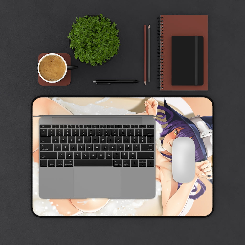 Nude Blair Hentai Bubble Bath Soul Eater Desk Mat - Lewd Mousepad - Anime Girl Playmat