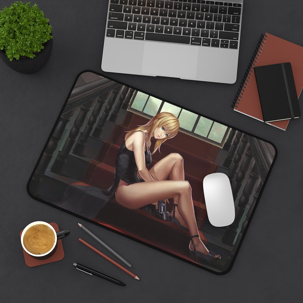 Parasite Eve Mousepad - Cute Large Desk Mat - Ecchi Mouse Pad - Gaming Playmat