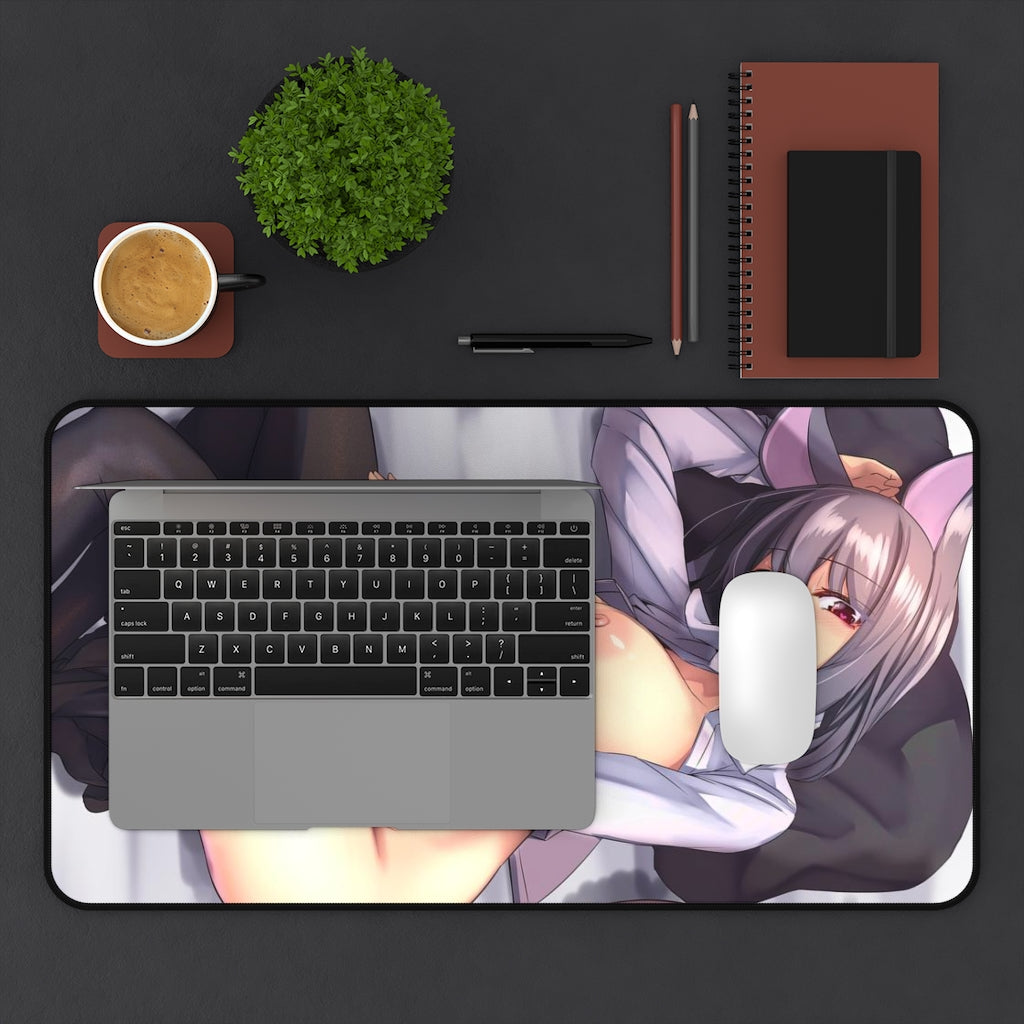 Touhou Sexy Mousepad - Nude Boobs Nazrin Desk Mat - Ecchi Playmat