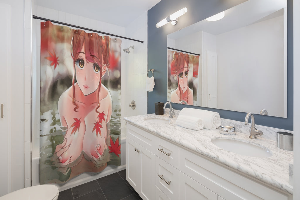 Sexy Shower Curtain - Hentaii Boobs Bathroom Decor