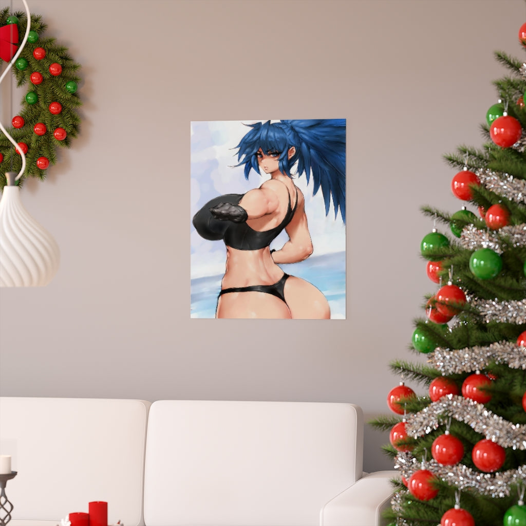 Leona Heidern The King Of Fighters Poster - Lewd Premium Matte Vertical Poster - Adult Wall Art