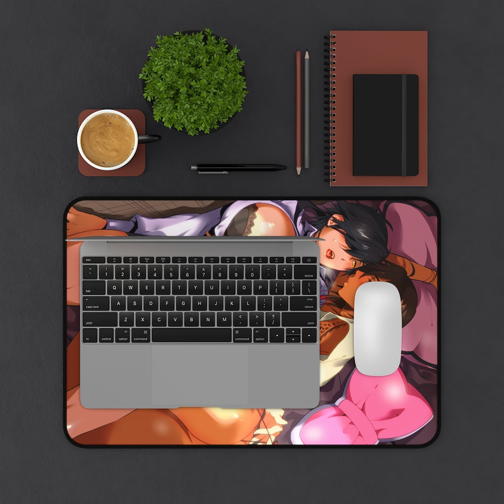 Touken Ranbu Sexy Female Ookurikara and Shokudaikiri Mitsutada Desk Mat - Non Slip Mousepad