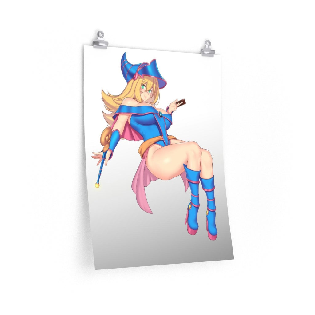 Thicc Dark Magician Girl YuGiOh Ecchi Poster - Lewd Premium Matte Vertical Poster - Adult Wall Art