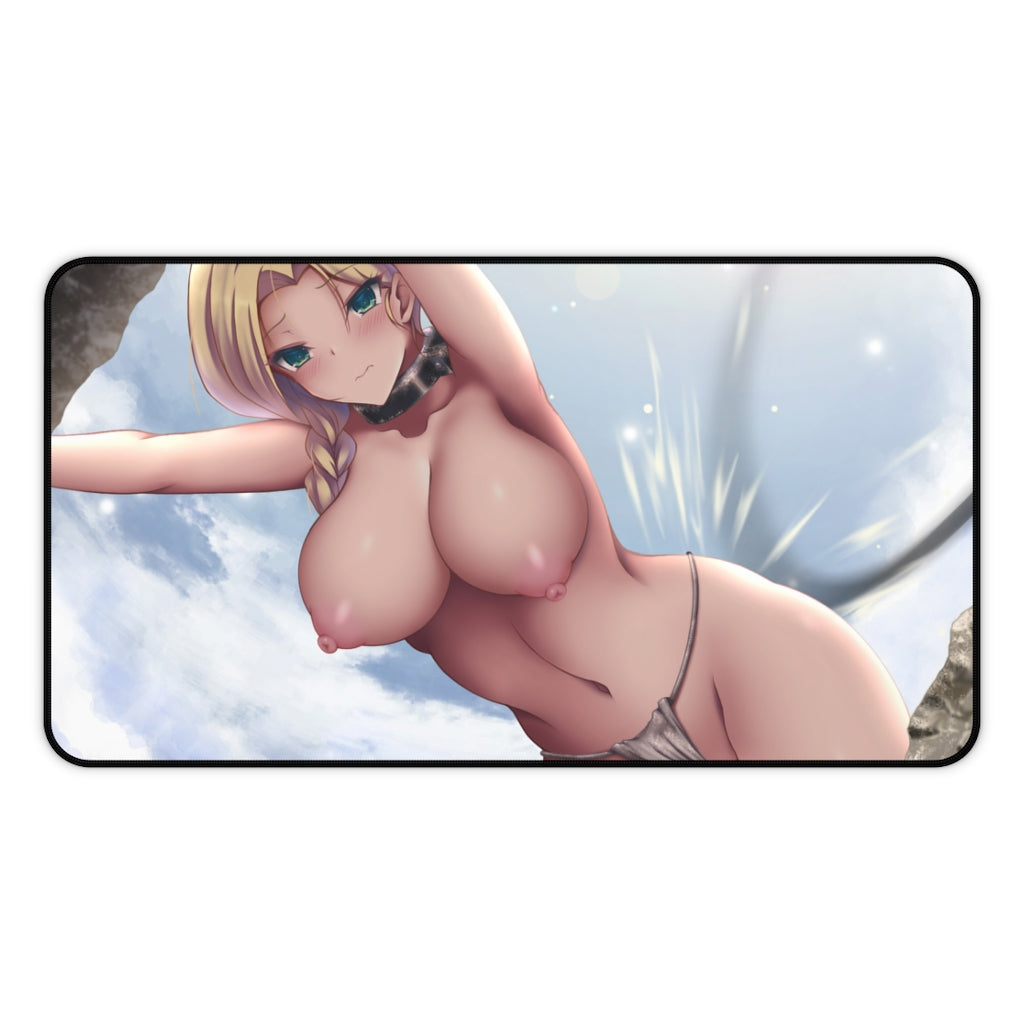 Bianca Dragon Quest Nude Tits Desk Mat - Sexy Anime Girl Mousepad - Gaming Playmat