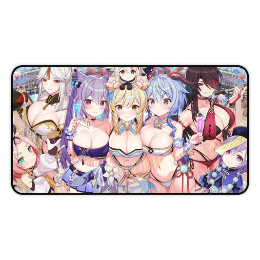 Sexy Genshin Impact Mousepad - Desk Mat - Big Gaming Mouse Pad - MTG Playmat