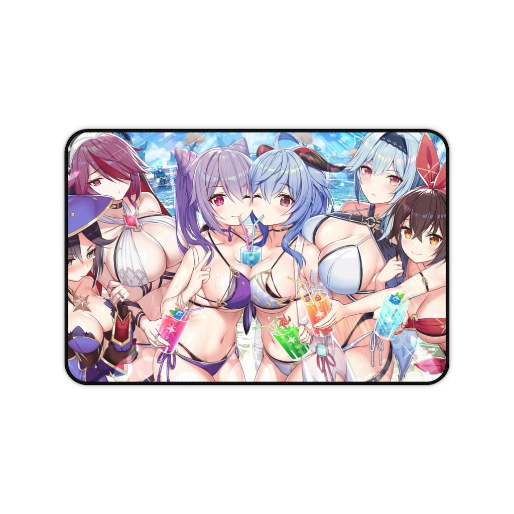 Genshin Impact Anime Mousepad Doujin - Desk Mat - Big Gaming Mouse Pad - MTG Playmat