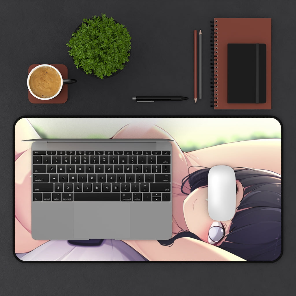 Nude Hinata Naruto Desk Mat - Non Slip Mousepad