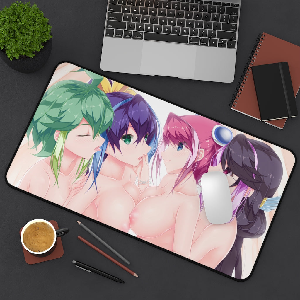 Nude Tits Sexy Bracelet Girls Waifus Yugioh Desk Mat - Lewd Mousepad - Sexy Anime Girls Playmat