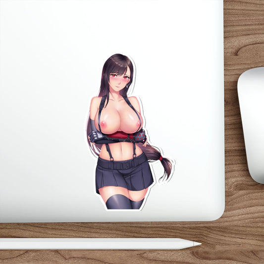 Tifa Lockhart Big Boobs Waterproof Sticker - Final Fantasy 7 Ecchi Vinyl Decal