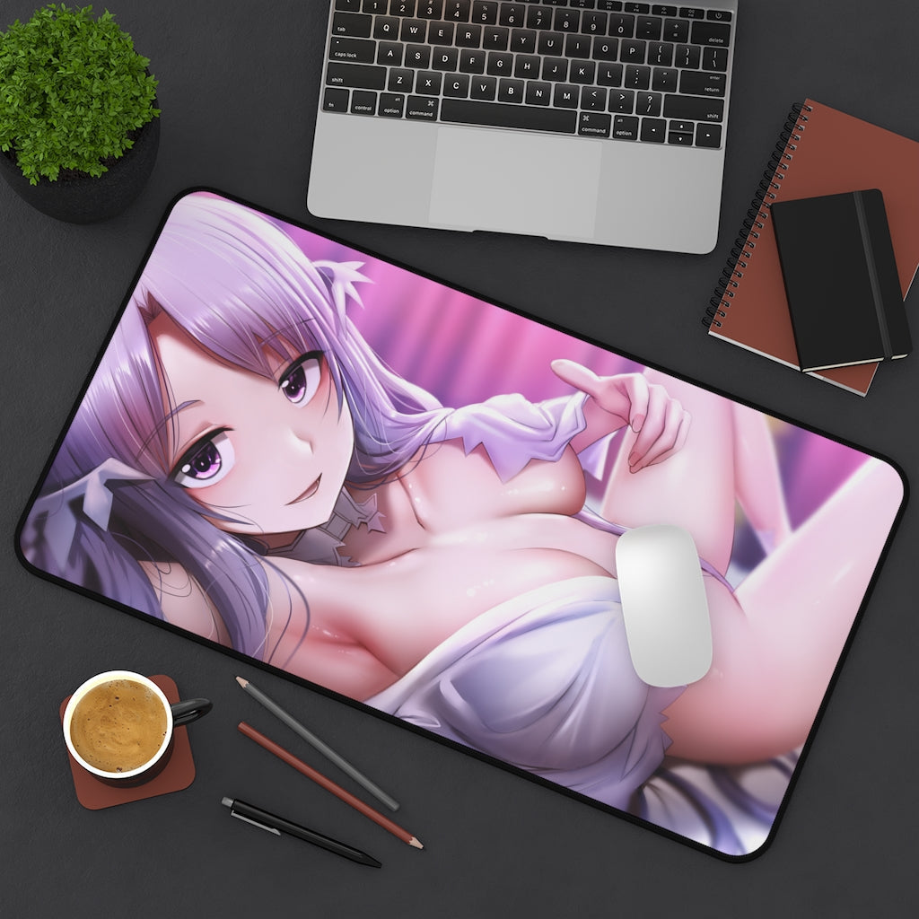 Sword Art Online Anime Mousepad - Big Boobs Quinella Large Desk Mat - Ecchi Mouse Pad