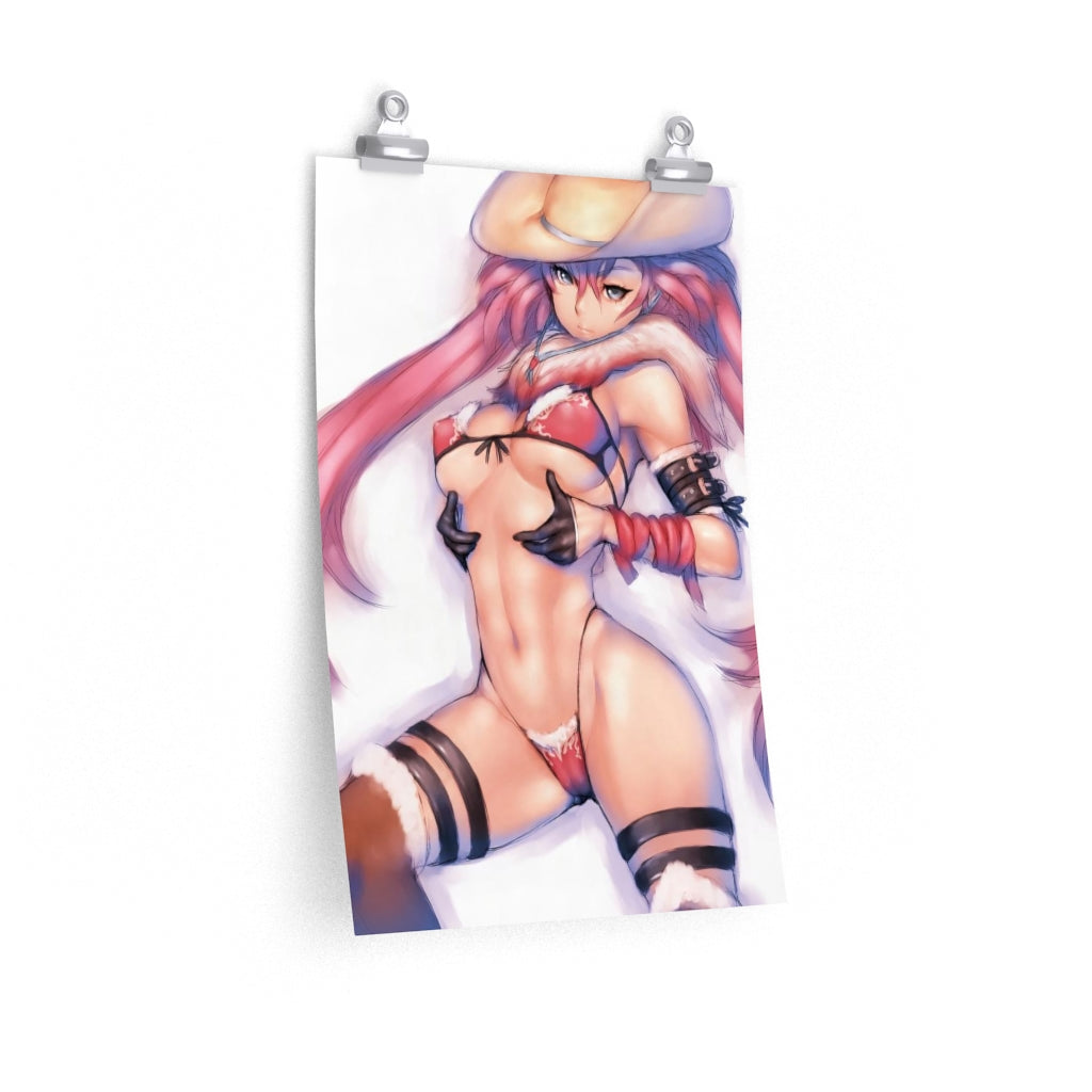 Kagura Oneechanbara Poster - Lewd Premium Matte Vertical Poster - Adult Wall Art