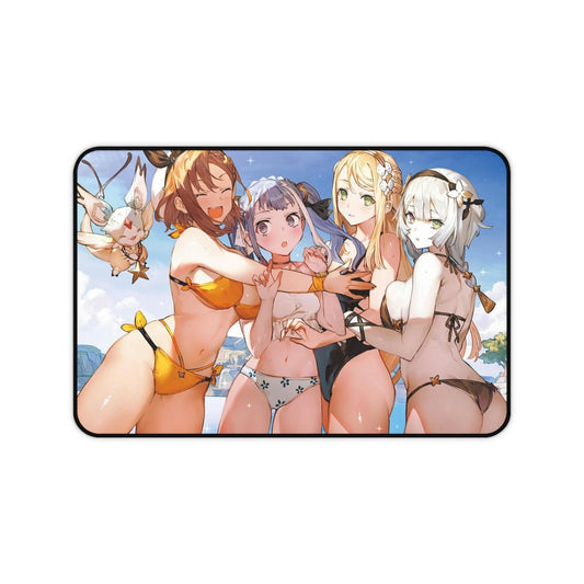 Atelier Ryza Sexy Mousepad - Bikini Waifus Desk Mat - Ecchi Gaming Playmat