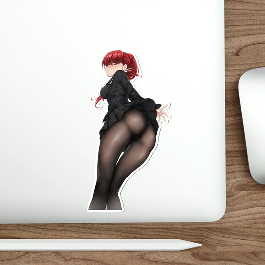 Persona 5 Waterproof Sticker - Kasumi Yoshizawa Pantyhose Ecchi Vinyl Car Decal