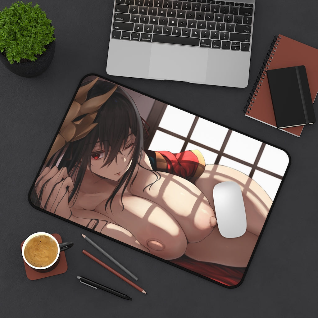 Naked Taihou Azur Lane Desk Mat - Non Slip Mousepad