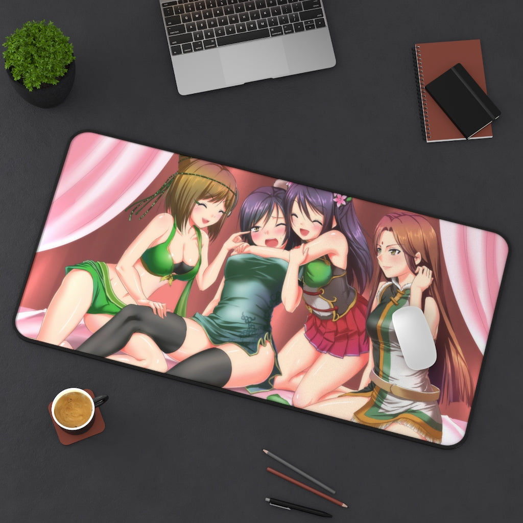 Dynasty Warriors Waifus Desk Mat - Non Slip Mousepad