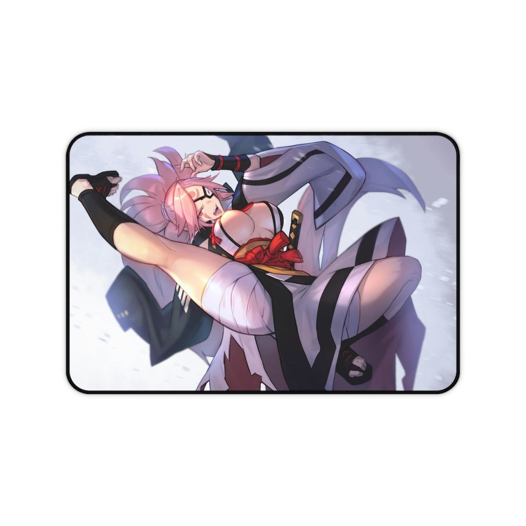 Guilty Gear Sexy Mousepad - Baiken Kick Gaming Desk Mat - Ecchi Playmat