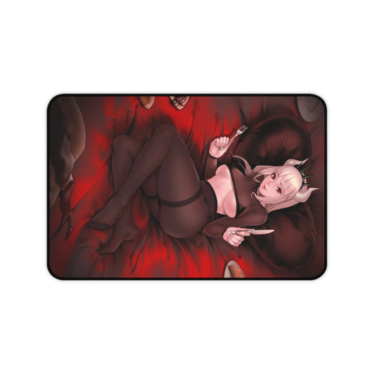 Helltaker Sexy Mousepad - Meal Time Lucifer Gaming Desk Mat - Ecchi Playmat