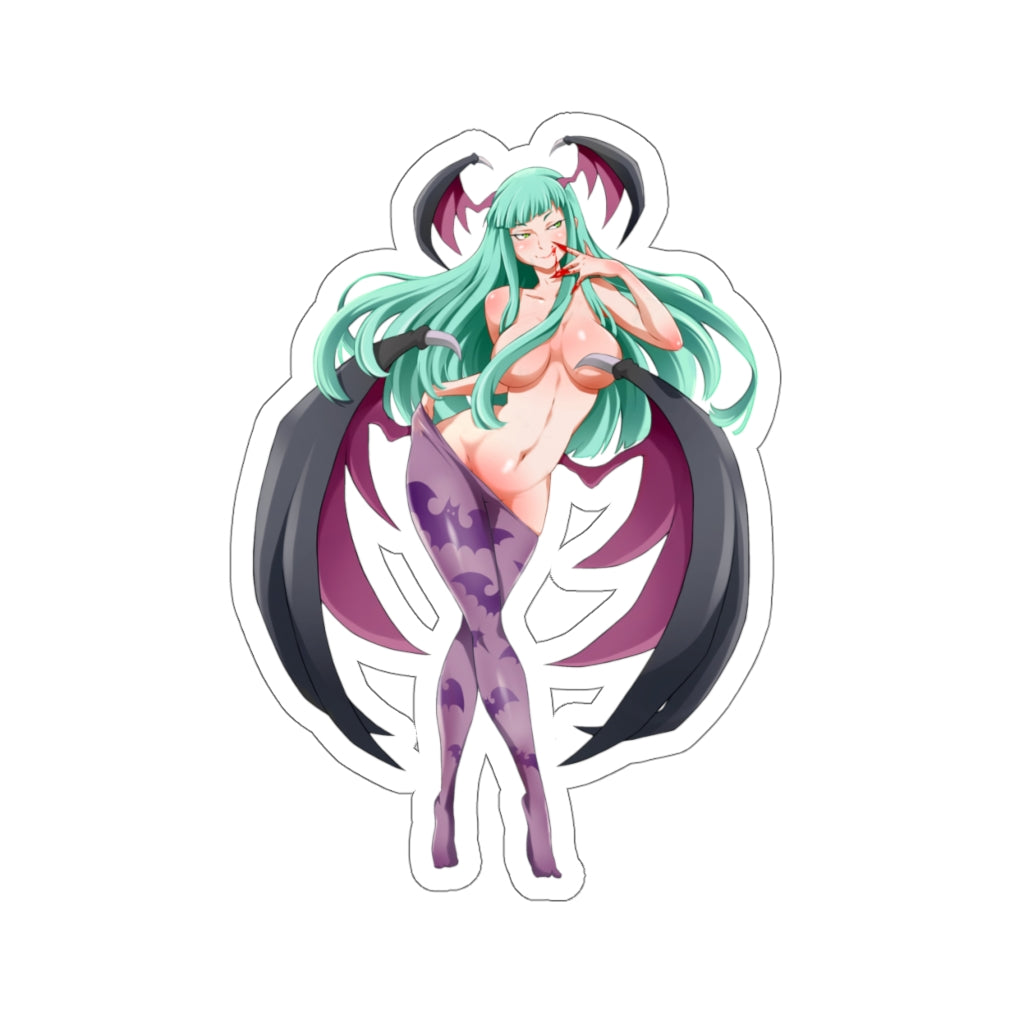 Sexy Succubus Morrigan Waterproof Sticker - Darkstalkers Ecchi Vinyl Car Decal