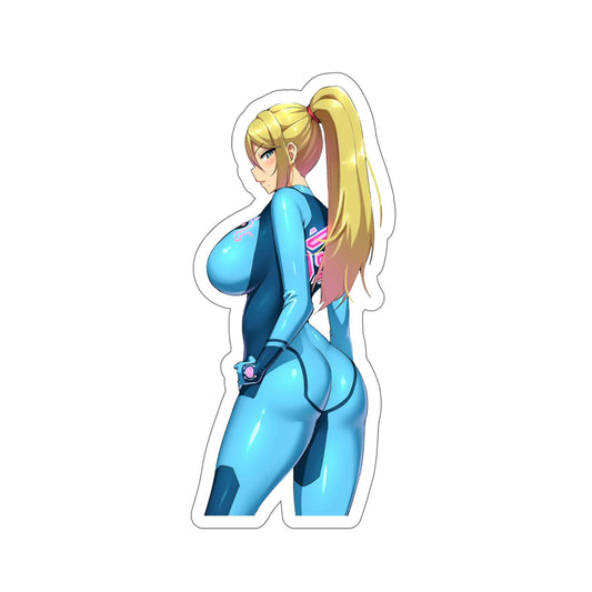 Samus Skin Tight Zero Suit Waterproof Sticker - Metroid Ecchi Decal