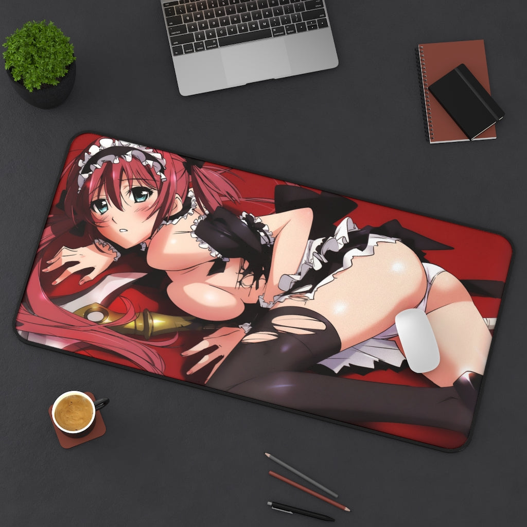 Sexy Airi Maid Queen's Blade Desk Mat - Non Slip Mousepad