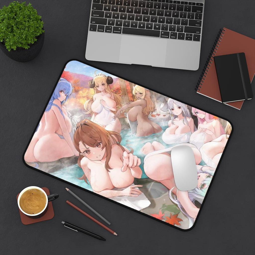 Huge Boobs Avatar Final Fantasy 14 Desk Mat - Non Slip Mousepad