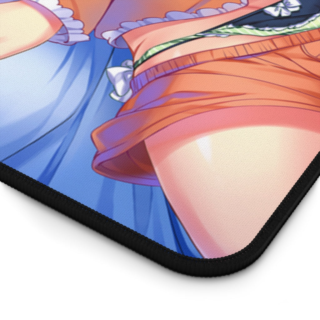 Under One Wing Sexy Mousepad - Sasaki Kazusa Big Nude Boobs Anime Desk Mat - Gaming Playmat