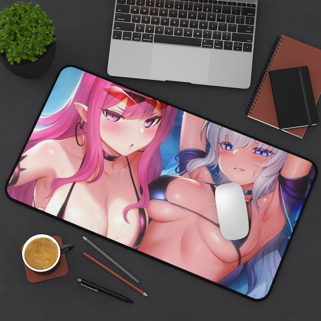 Sexy Bikinis Baobhan Sith and Morgan le Fay Fate Grand Order Desk Mat - Non Slip Mousepad