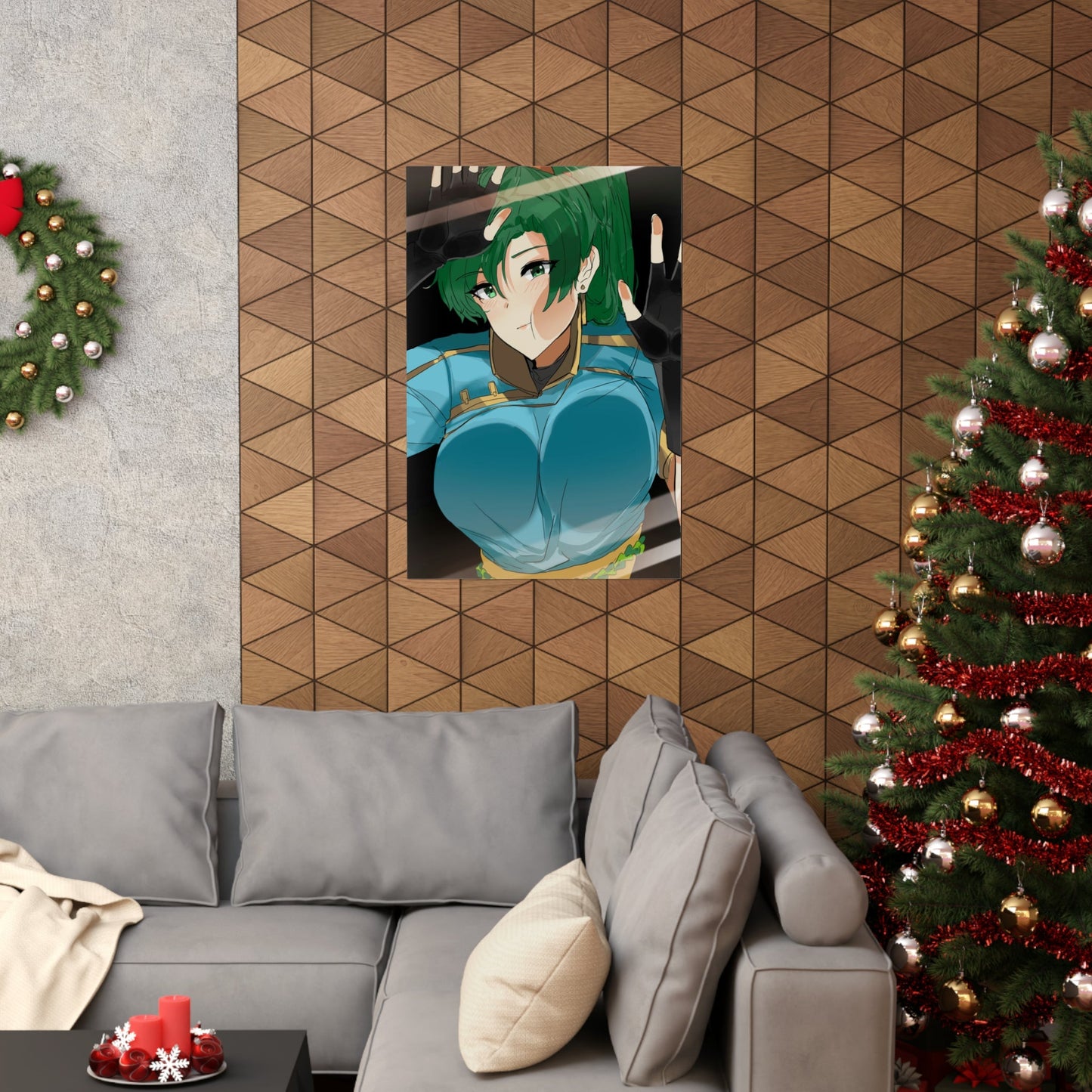 Lyn Fire Emblem Boobs Press Poster - Lewd Premium Matte Vertical Poster - Adult Wall Art