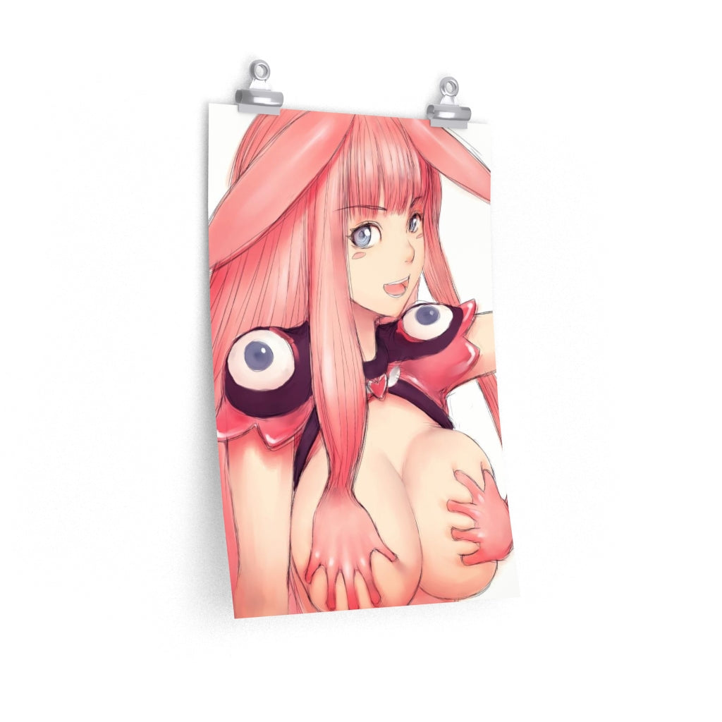 Protean Assassin Melona Queen's Blade Poster - Lewd Premium Matte Vertical Poster - Adult Wall Art