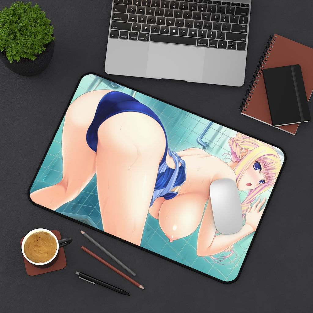 Bertille Althusser Walkure Romanze  Nude Tits Thick Ass Desk Mat - Sexy Anime Girl Mousepad - Gaming Playmat