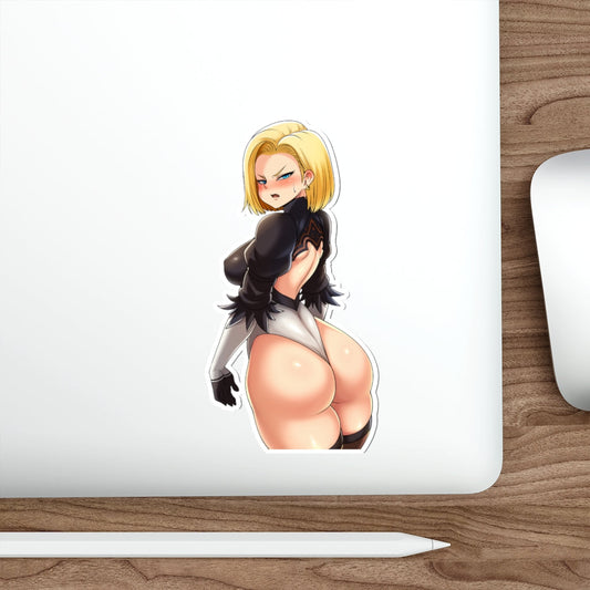 Android 18 Nier Automata Waterproof Sticker - Ecchi Vinyl Decal