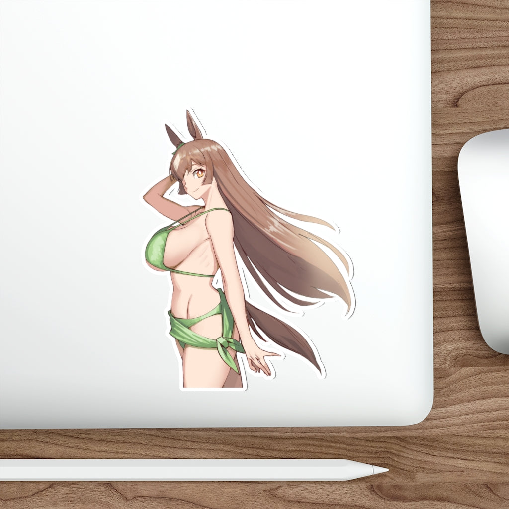 Sexy Satono Diamond Bikini Uma Musume Ecchi Vinyl Decal Waterproof Sticker - Ecchi Vinyl Decal