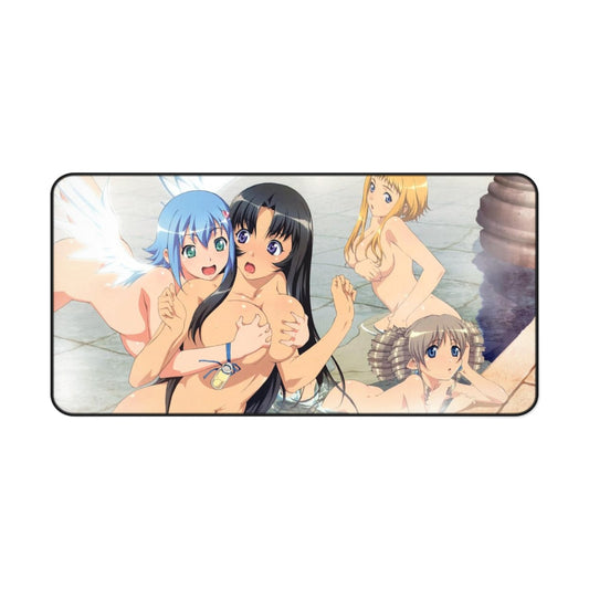 Nude Queen's Blade Waifus Onsen Bath Desk Mat - Lewd Mousepad - Anime Girl Playmat