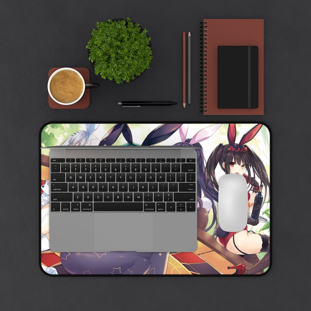 Date A Live Sexy Mousepad - Bunny Girl Waifus Desk Mat - Ecchi Playmat