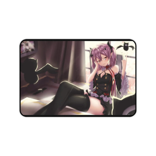 Seraph of The End Sexy Mousepad - Krul Tepes Anime Desk Mat - Ecchi Manga Playmat