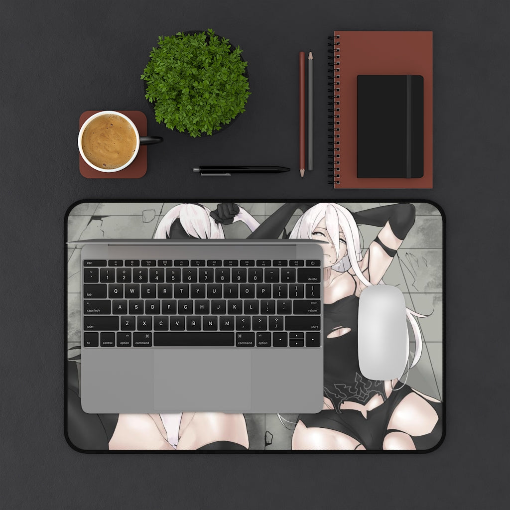 Nier Automata Androids Waifus Mousepad - Large Ecchi Desk Mat - Mouse Pad - Sexy Gaming Playmat