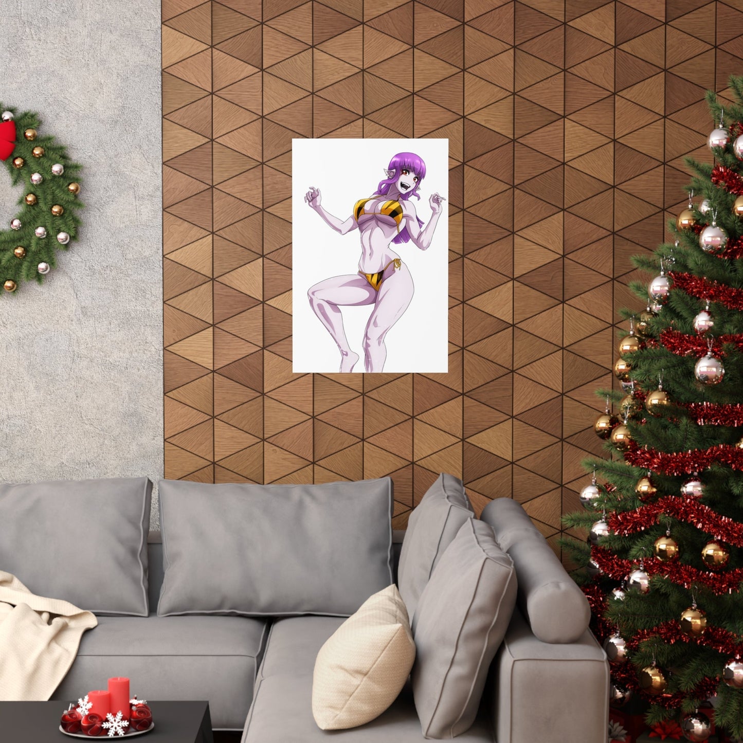 Solo Leveling Poster - Premium Matte Vertical Poster - Esil Radiru Bikini Waifu Ecchi Anime Wall Art Decor