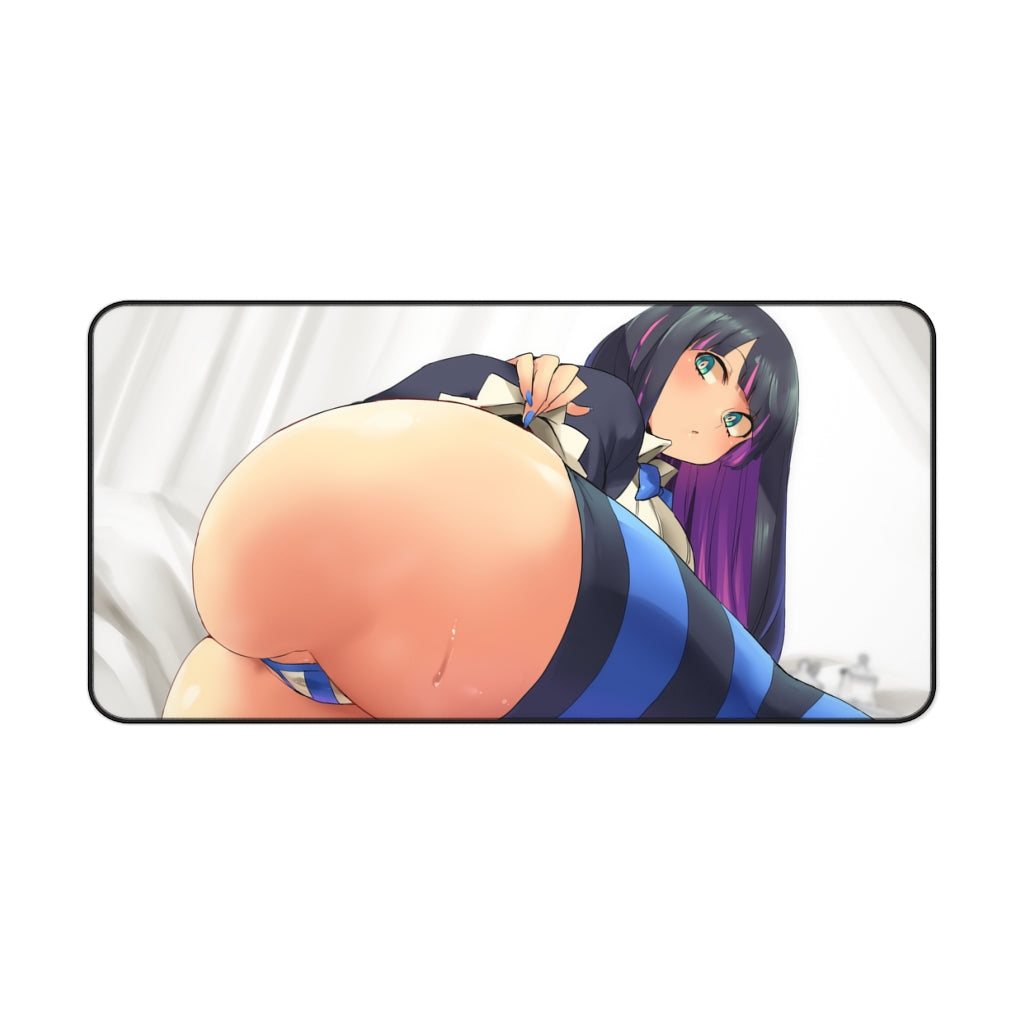 Panty & Stocking with Garterbelt Big Butt Stocking Desk Mat - Lewd Mousepad - Sexy Anime Girl Playmat