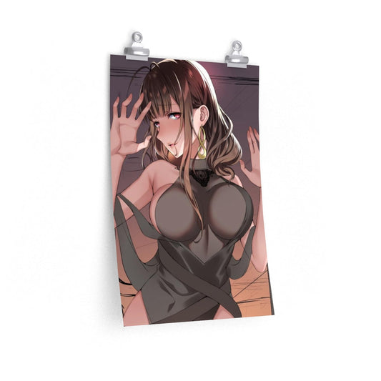 DSR 50 Girls Frontline Boobs Press Poster - Lewd Premium Matte Vertical Poster - Adult Wall Art